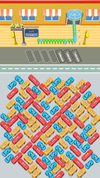 Taxi Jam Color Sort - عکس بازی موبایلی اندروید
