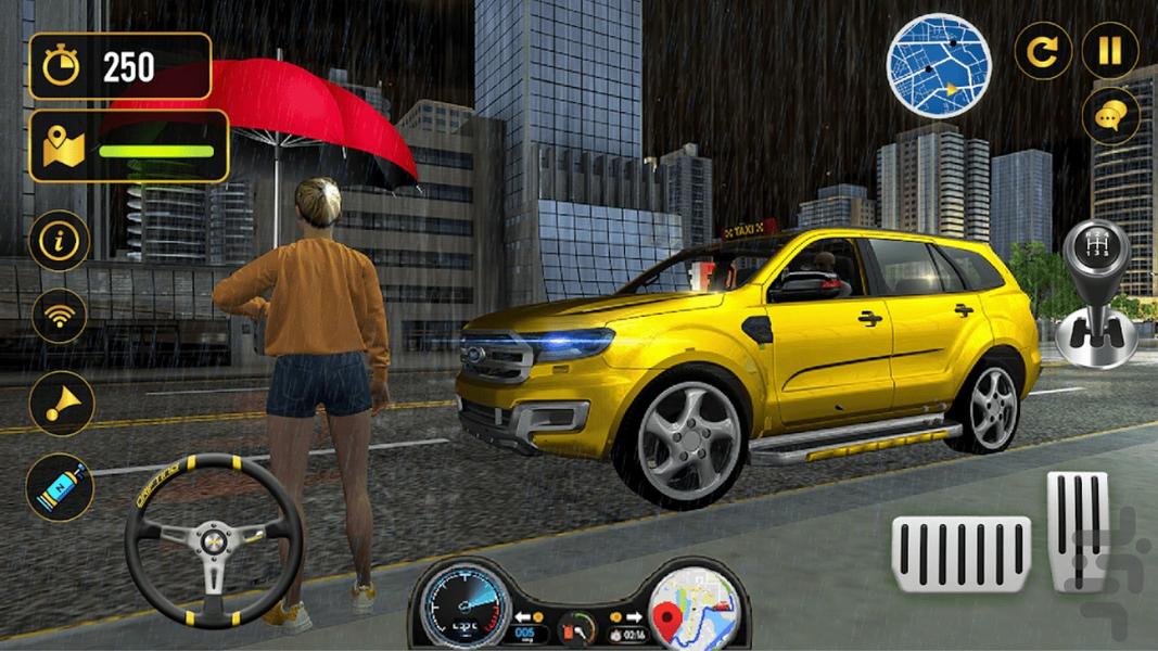 Taxi Simulator ۳D ۲۰۲۳ - عکس بازی موبایلی اندروید