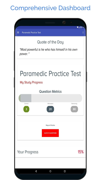 Paramedic Practice Test - عکس برنامه موبایلی اندروید