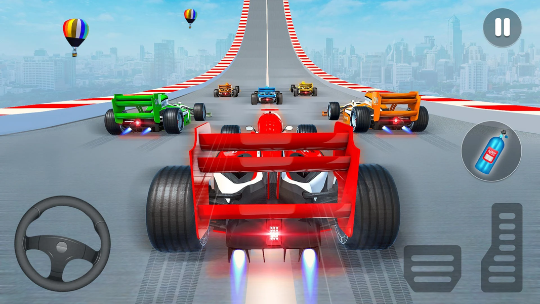 Formula Car Stunts Games 3D - Gameplay image of android game