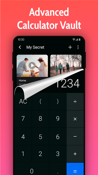 Calculator Vault, Gallery Lock - عکس برنامه موبایلی اندروید