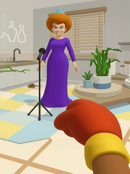 Step Mom Chaos: Prank & Punch - Gameplay image of android game