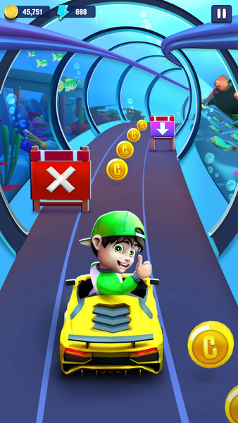 Mini Car Runner - Racing Games - Gameplay image of android game