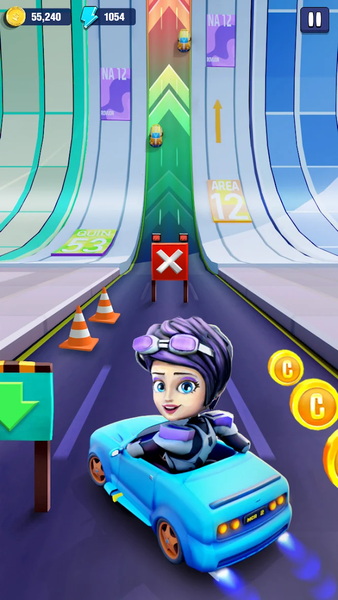 Mini Car Runner - Racing Games - Gameplay image of android game
