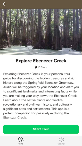 Ebenezer Creek Tour - Image screenshot of android app