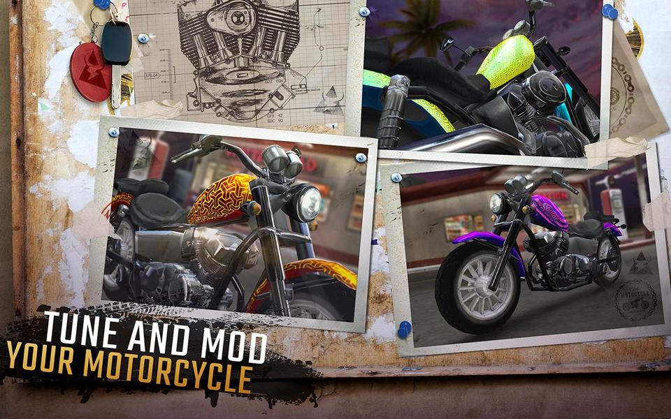 Moto Rider GO: Highway Traffic – موتورسواری در اتوبان - عکس بازی موبایلی اندروید