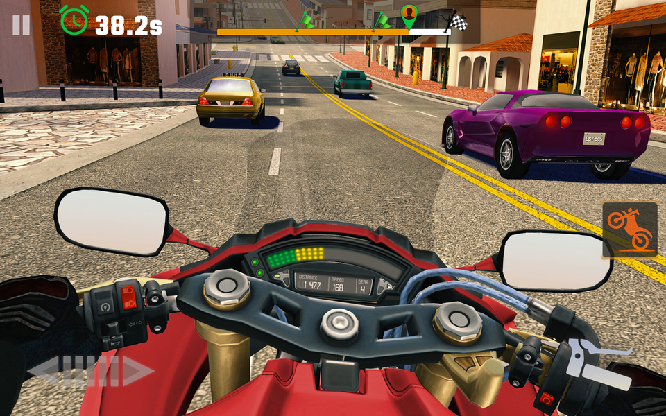 Moto Rider GO: Highway Traffic - Gameplay image of android game