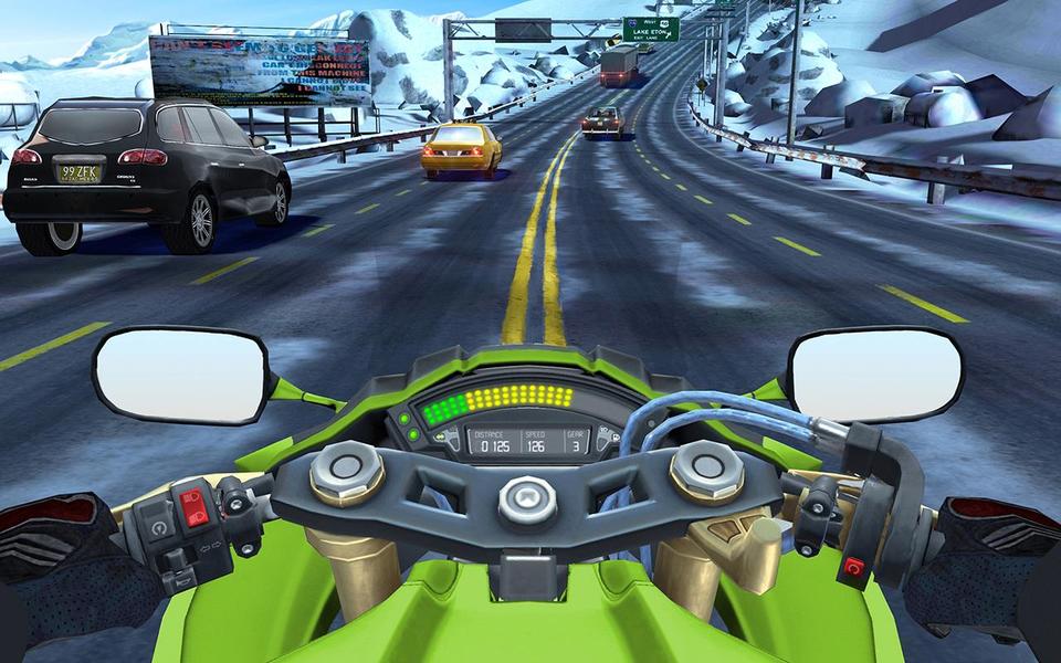 Moto Rider GO: Highway Traffic – موتورسواری در اتوبان - عکس بازی موبایلی اندروید