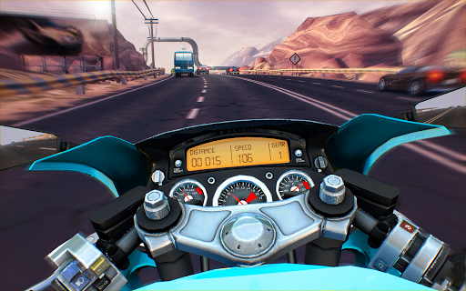 Moto Rider USA: Traffic Racing - عکس بازی موبایلی اندروید
