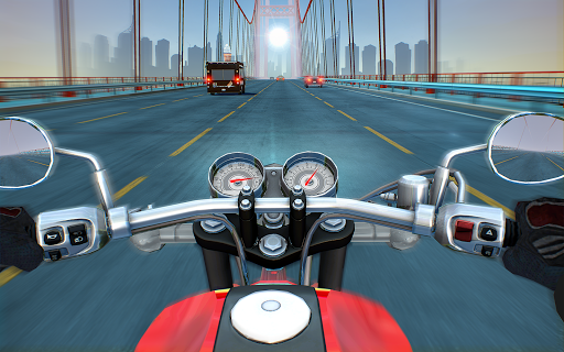 Moto Rider USA: Traffic Racing - Gameplay image of android game