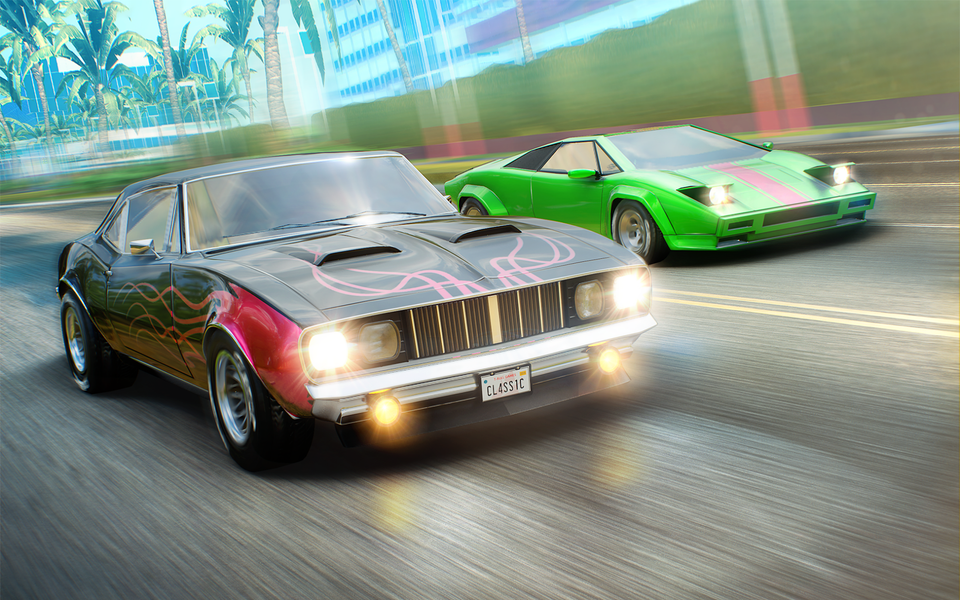 Racing Classics PRO: Drag Race - Gameplay image of android game