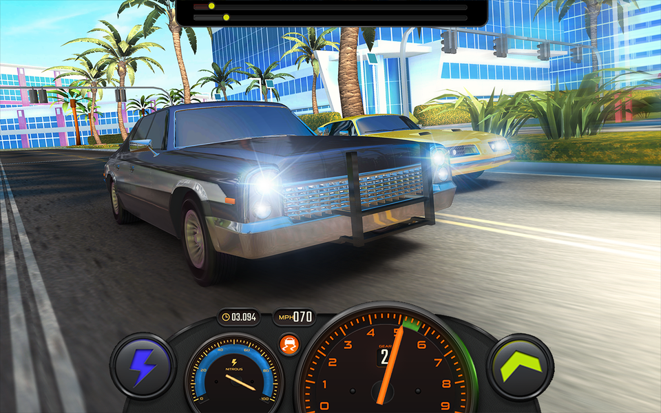 Racing Classics PRO: Drag Race - Gameplay image of android game