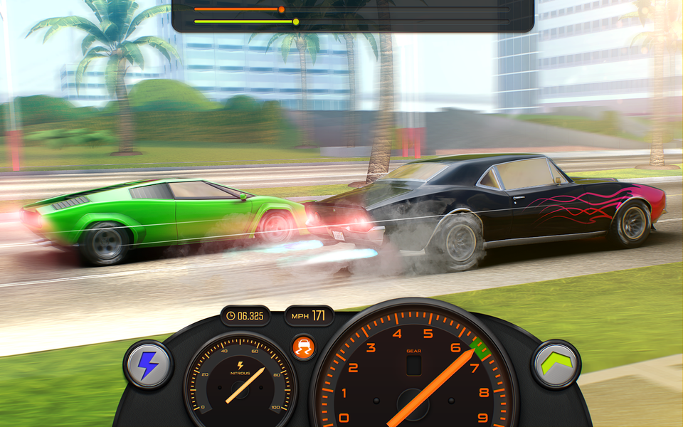 Racing Classics PRO: Drag Race - Gameplay image of android game