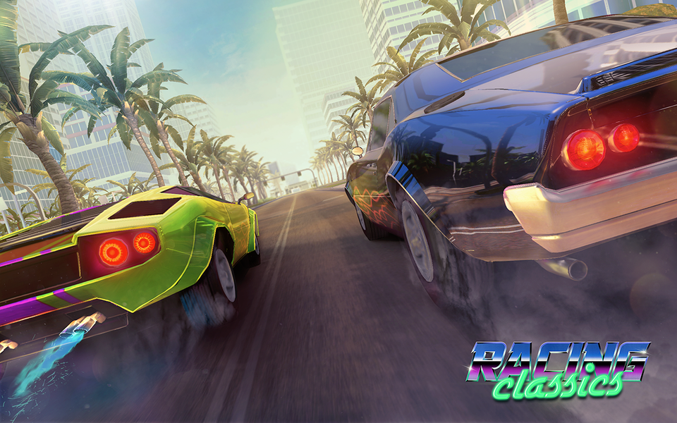 Racing Classics PRO: Drag Race - Gameplay image of android game