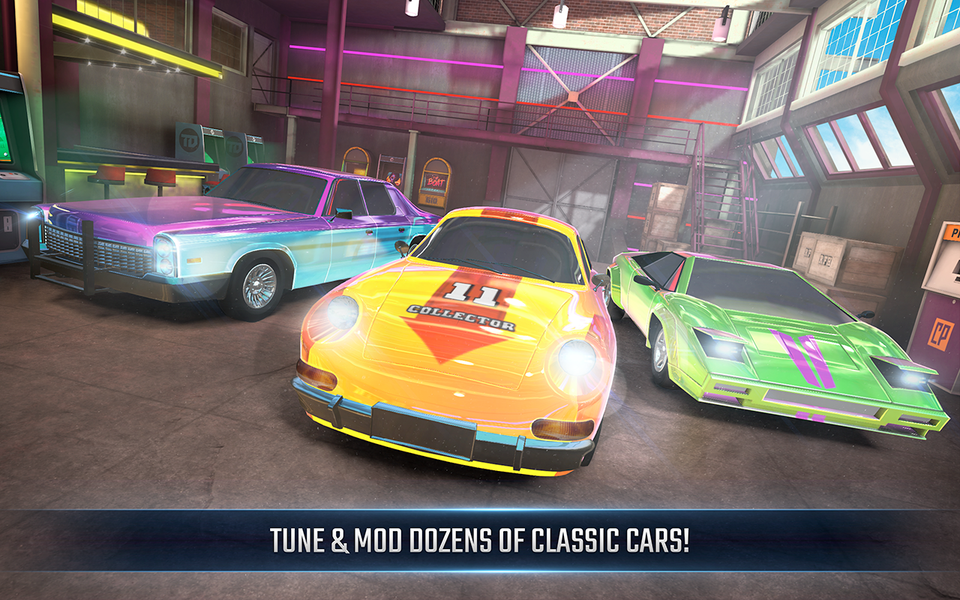 Racing Classics PRO: Drag Race - Gameplay image of android game