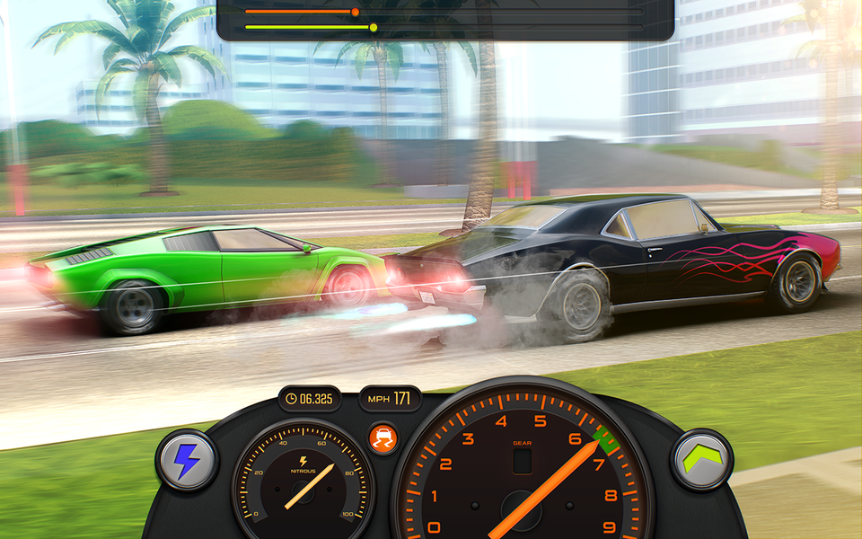Racing Classics PRO: Drag Race - Gameplay image of android game