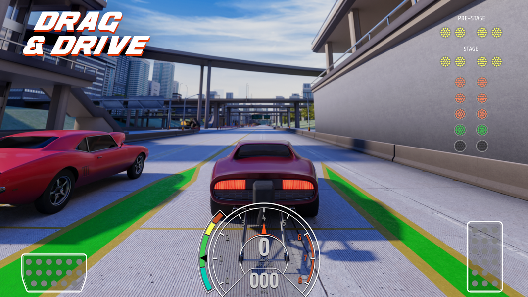 Drag Clash Pro: HotRod Racing - Gameplay image of android game
