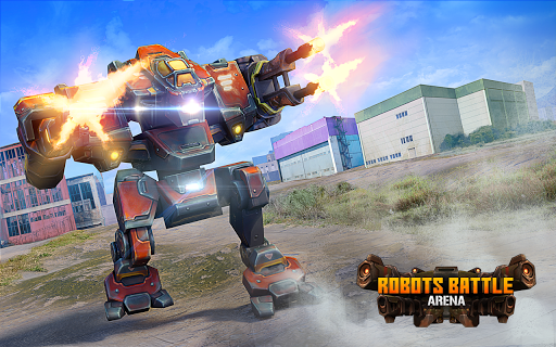 Robots Battle Arena: Mech Shooter & Steel Warfare - Gameplay image of android game