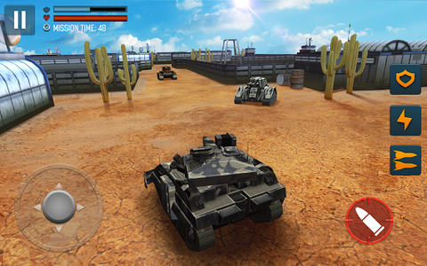 Tank Battle Heroes: World War - Gameplay image of android game