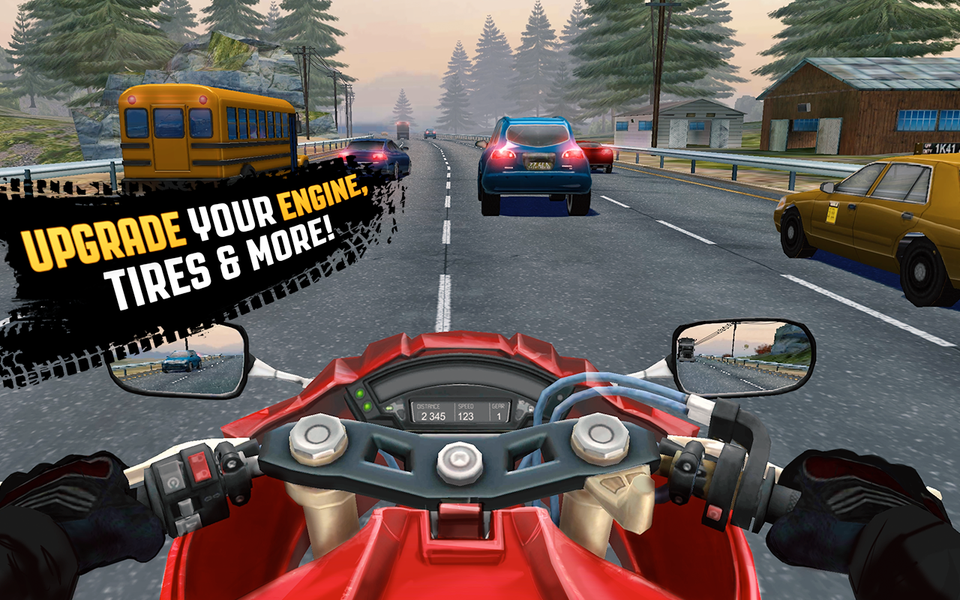 Top Rider: Bike Race & Real Traffic - Gameplay image of android game