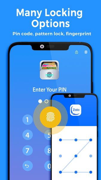 App Lock: Lock & Fingerprint - عکس برنامه موبایلی اندروید