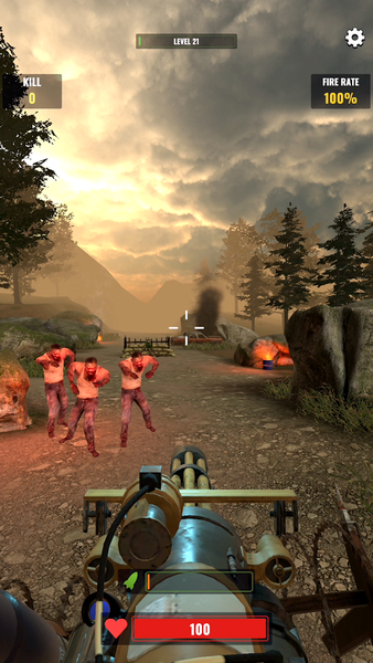 Zombie Blitz: 3D FPS Action - Gameplay image of android game