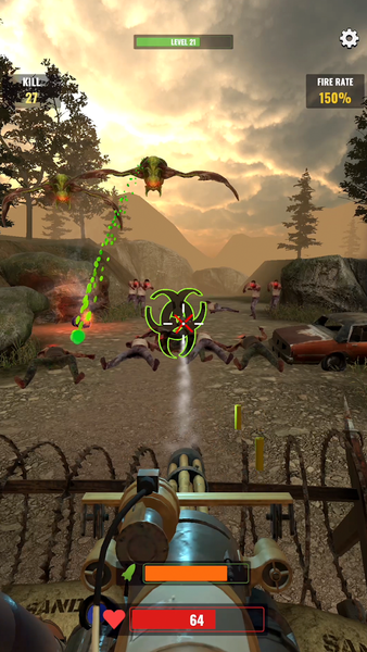 Zombie Blitz: 3D FPS Action - Gameplay image of android game