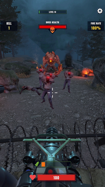 Zombie Blitz: 3D FPS Action - Gameplay image of android game