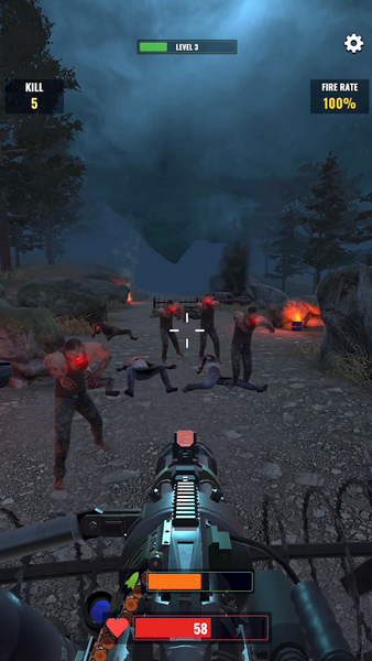 Zombie Blitz: 3D FPS Action - Gameplay image of android game
