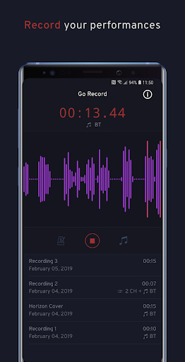 Go Record - عکس برنامه موبایلی اندروید