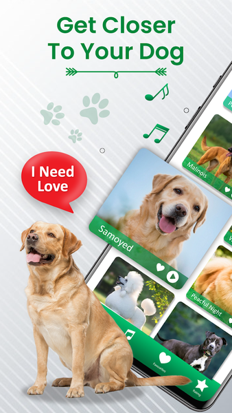 Dog Sound Ringtones Wallpapers - عکس برنامه موبایلی اندروید