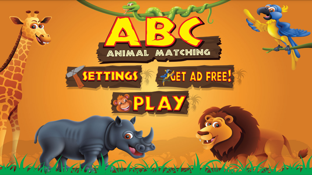 ABC Animal Matching - Gameplay image of android game