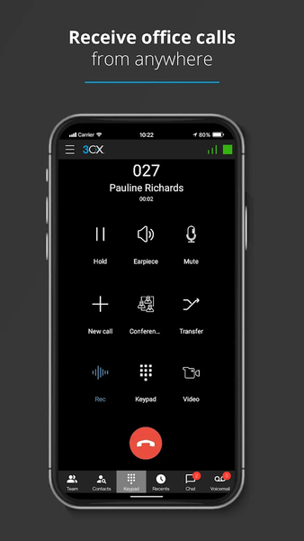 3CX - Image screenshot of android app