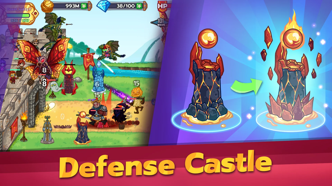 Kingdom Castle - Tower Defense - Gameplay image of android game