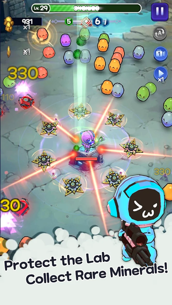 Space M Defense: Space Shooter - عکس بازی موبایلی اندروید