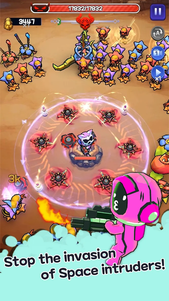Space M Defense: Space Shooter - عکس بازی موبایلی اندروید