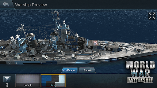 World War Battleship-Naval Assault Warship Shooter - Gameplay image of android game