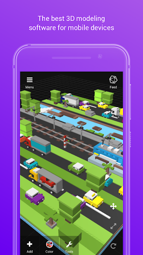 ۳DC.io — ۳D Modeling - عکس برنامه موبایلی اندروید