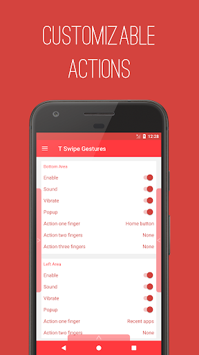 T Swipe Gestures - عکس برنامه موبایلی اندروید