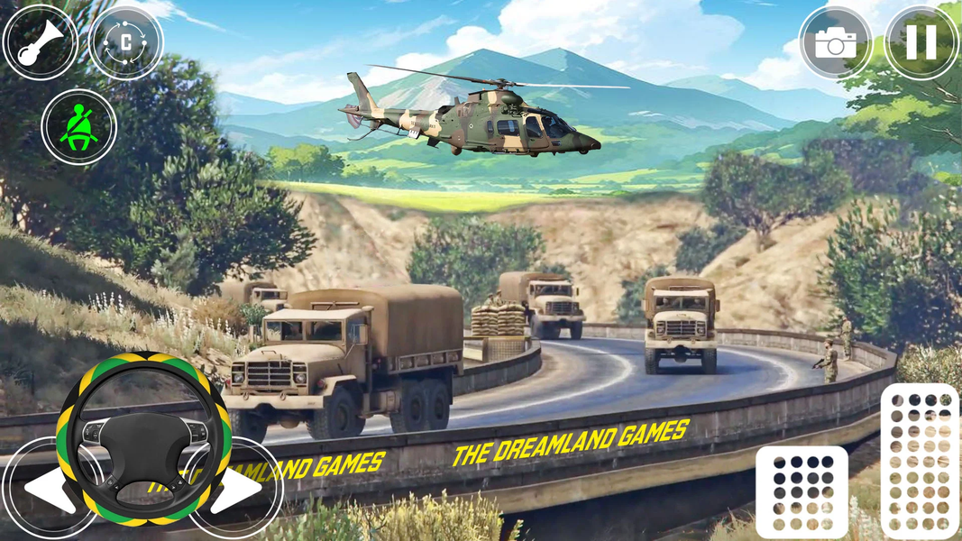 Army Truck Game Simulator ۳D - عکس بازی موبایلی اندروید
