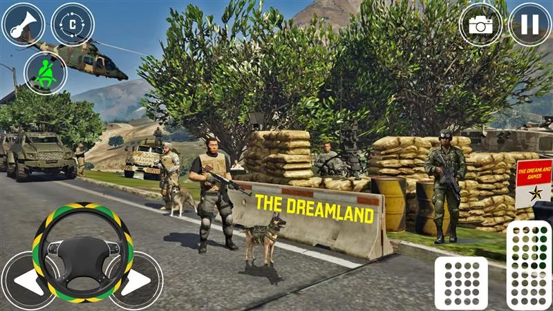 Army Truck Game Simulator ۳D - عکس بازی موبایلی اندروید