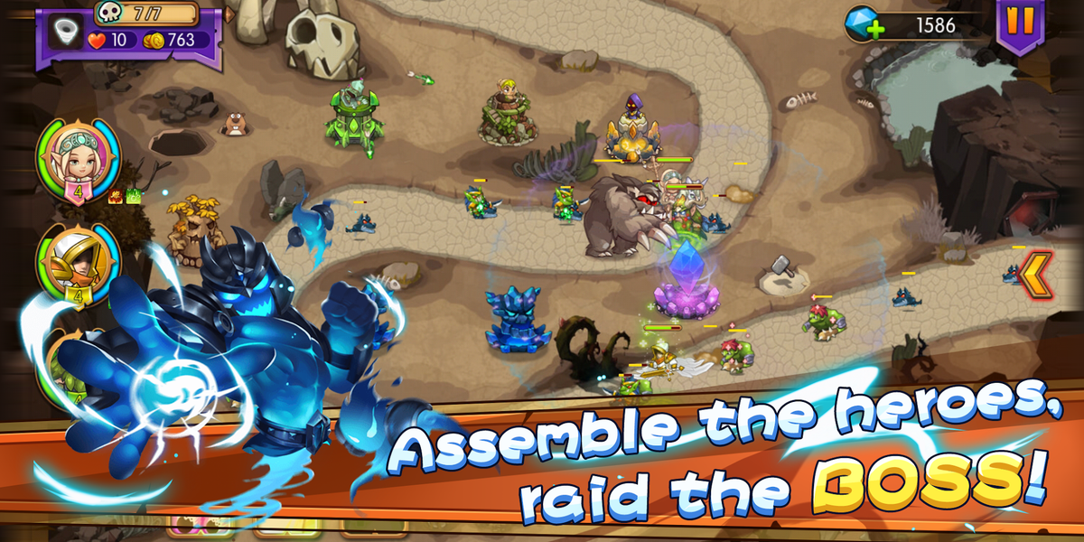 Tower Defense Game - Hero TD - Gameplay image of android game