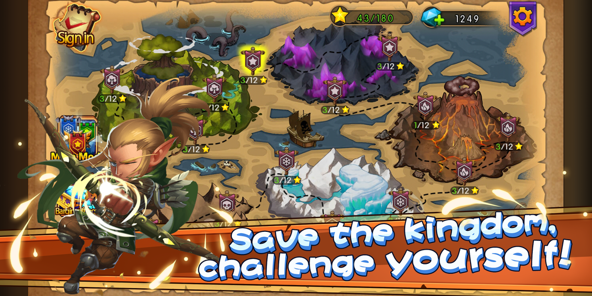 Tower Defense Game - Hero TD - Gameplay image of android game