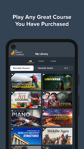 The Great Courses - Image screenshot of android app