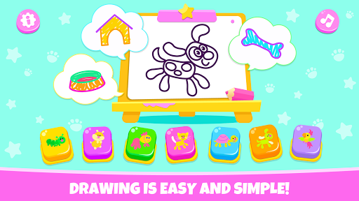 Drawing for kids! Toddler draw - Gameplay image of android game