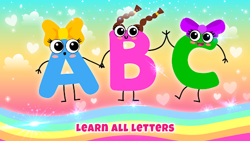 Learn to read! Games for girls - Image screenshot of android app