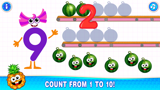 Learning numbers for kids! - عکس بازی موبایلی اندروید