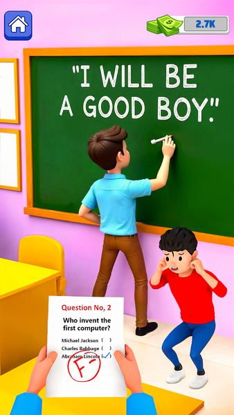 Strict Teacher Simulator Game - عکس بازی موبایلی اندروید