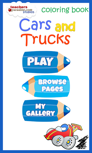 Cars Coloring Book Game - عکس بازی موبایلی اندروید