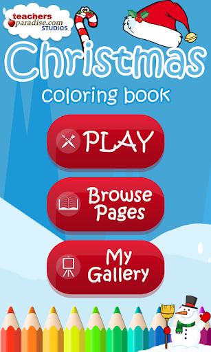 Christmas Coloring Book Games - Gameplay image of android game